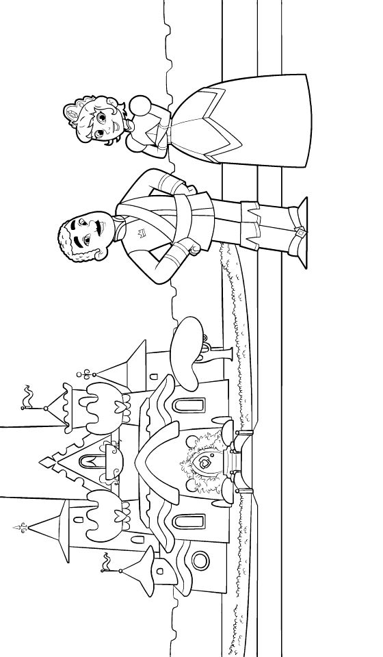 Kids-n-fun.com | 13 coloring pages of Nella the princess knight